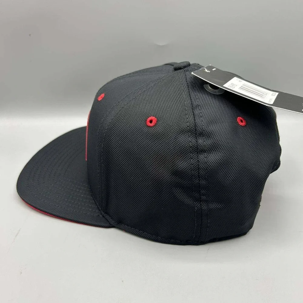 Air Jordan Hat Men Black Red Embroidered Jumpman Snap Back Cap New